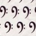 画像1: ネクタイ　ヘ音記号　ベース　＜A＞ (1)